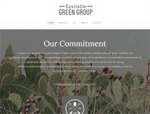 Tablet Screenshot of egreengroup.com
